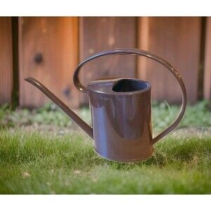 Vtg Watering Can Loopy Arm Propper Plastic Brown Long Spout Made In West Germany